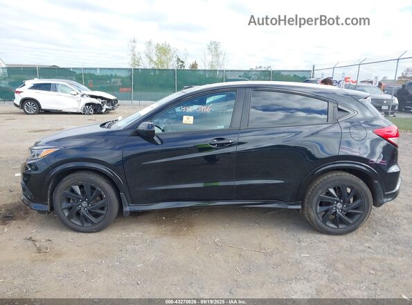 3CZRU6H19MM703654 2021 HONDA HR-V Black Rear interior view