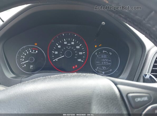 3CZRU6H1XKG703075 2019 HONDA HR-V Silver Vista de los asientos traseros