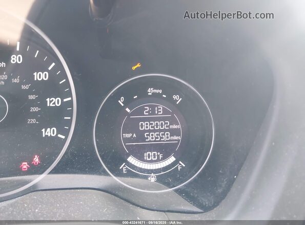 3CZRU6H33JG700003 2018 HONDA HR-V Gray 