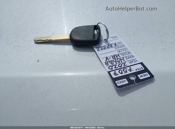 3CZRU6H35LM737882 2020 HONDA HR-V White წინა პანელის ხედი