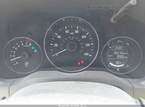 3CZRU6H36LM714448 2020 HONDA HR-V Blue Вид задніх сидінь
