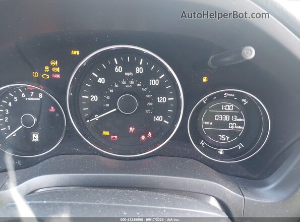3CZRU6H37LG701481 2020 HONDA HR-V Black Հետևի նստատեղերի տեսք