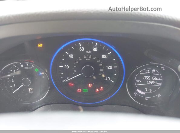 3CZRU6H37MM743426 2021 HONDA HR-V Black Vista de los asientos traseros