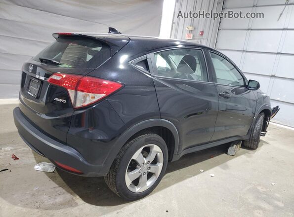 3CZRU6H37MM747993 2021 HONDA HR-V Черный Задняя правая четверть