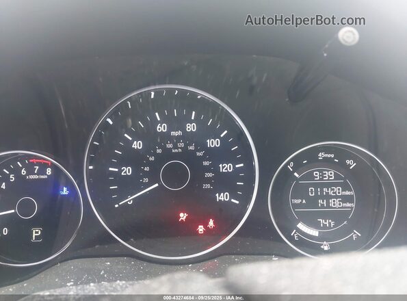 3CZRU6H39NM765347 2022 HONDA HR-V Серый Вид задних сидений