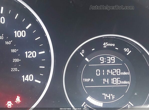 3CZRU6H39NM765347 2022 HONDA HR-V Серый 