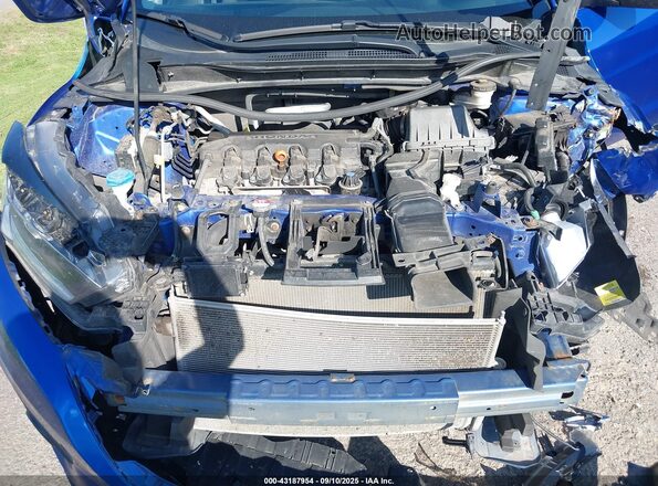 3CZRU6H51MM750373 2021 HONDA HR-V Blue Вид ззаду
