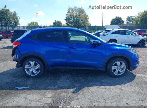 3CZRU6H52LM725223 2020 HONDA HR-V Blue უკანა სალონის ხედი