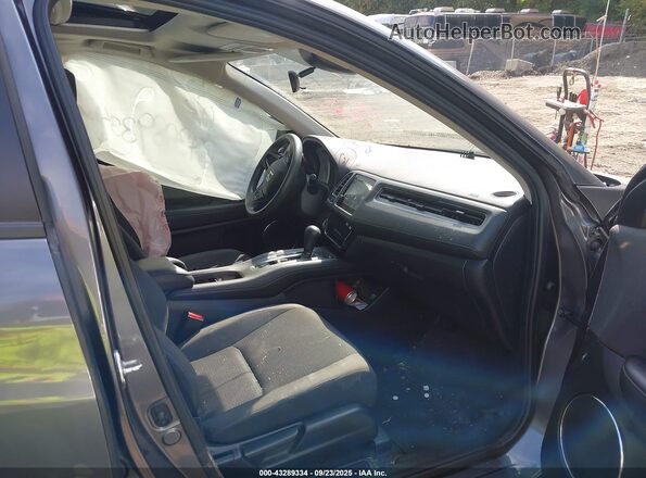 3CZRU6H53MM719836 2021 HONDA HR-V Gray Front interior view