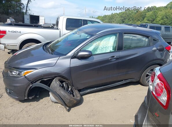 3CZRU6H53MM719836 2021 HONDA HR-V Gray Rear interior view