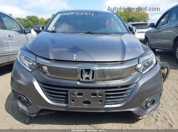 3CZRU6H53MM719836 2021 HONDA HR-V Gray Dashboard view