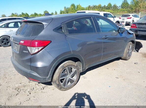 3CZRU6H54MM701619 2021 HONDA HR-V Gray Trasero derecho