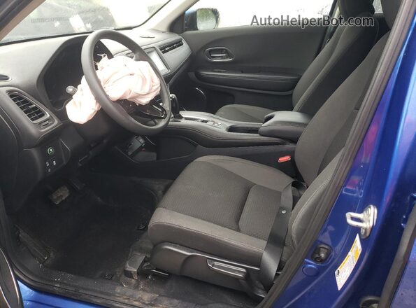 3CZRU6H55KM722041 2019 HONDA HR-V Blue Front interior view