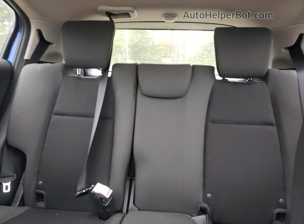 3CZRU6H55KM722041 2019 HONDA HR-V Blue Rear seats view