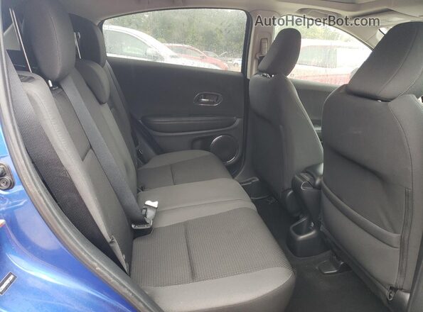 3CZRU6H55KM722041 2019 HONDA HR-V Blue Rear interior view