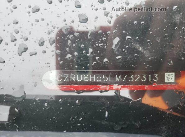 3CZRU6H55LM732313 2020 HONDA HR-V Red Շարժիչի բաժամունքի տեսք