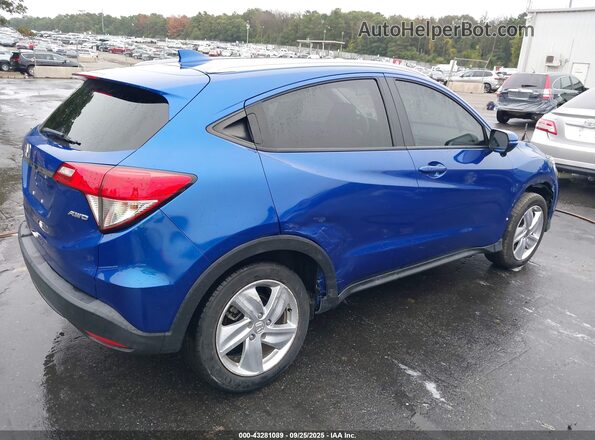 3CZRU6H56KM731380 2019 HONDA HR-V Blue Trasero derecho