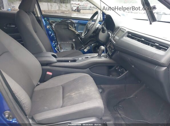 3CZRU6H56KM731380 2019 HONDA HR-V Blue Vista interior delantera