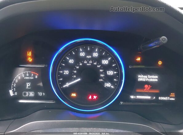 3CZRU6H56KM731380 2019 HONDA HR-V Blue Vista de los asientos traseros