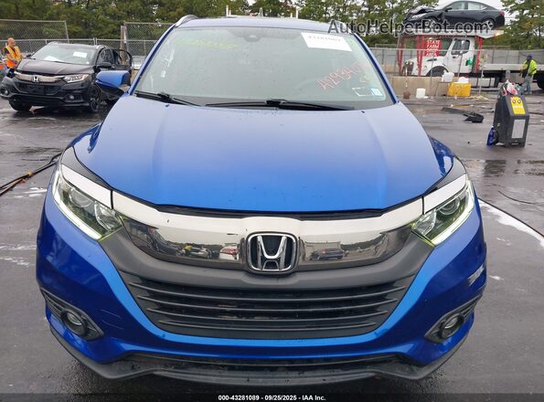 3CZRU6H56KM731380 2019 HONDA HR-V Blue Vista interior trasera