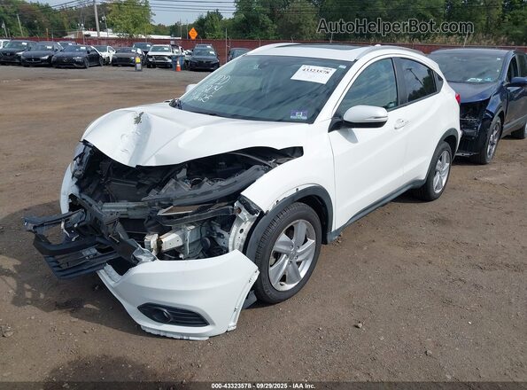 3CZRU6H56KM735266 2019 HONDA HR-V White Front view