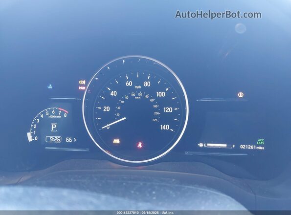 3CZRU6H5XMM727898 2021 HONDA HR-V Белый Вид задних сидений