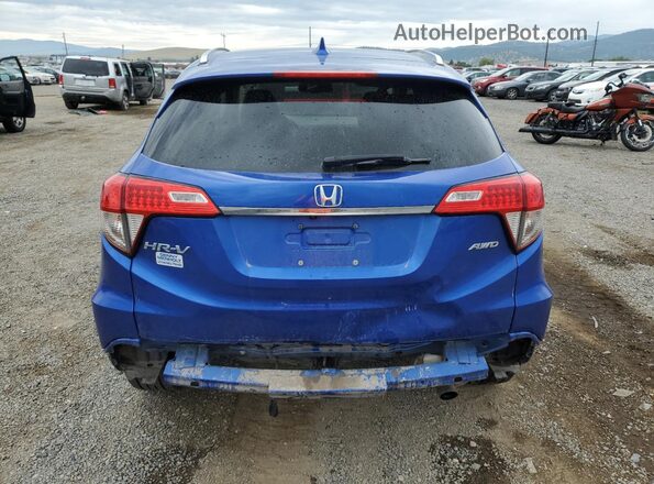 3CZRU6H7XLM711944 2020 HONDA HR-V Blue Հետևի տեսք