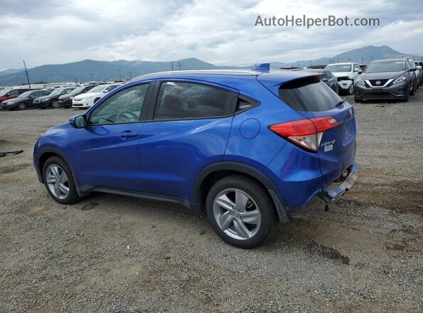 3CZRU6H7XLM711944 2020 HONDA HR-V Blue Հետևի ձախ