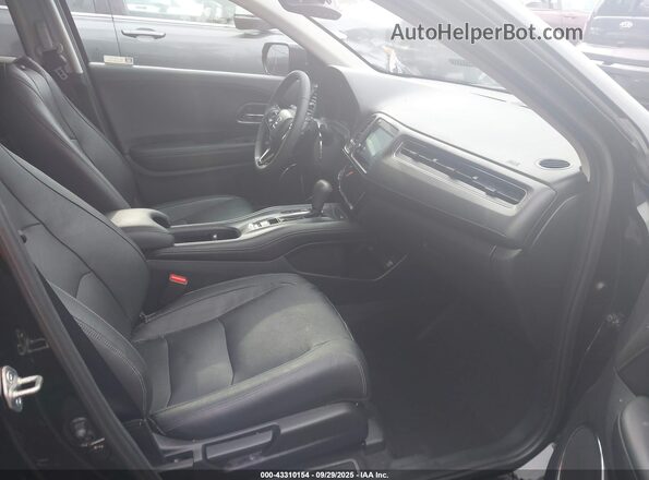 3CZRU6H94LM733729 2020 HONDA HR-V Black Widok wnętrza z przodu