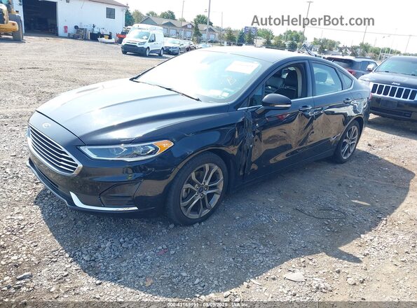 3FA6P0CD6LR136633 2020 FORD FUSION Black წინა მარცხენა ხედი სამი მეოთხედიდან