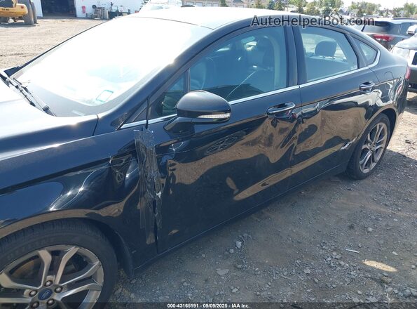 3FA6P0CD6LR136633 2020 FORD FUSION Black წინა ხედი