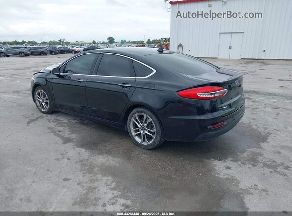 3FA6P0CD7KR256309 2019 FORD FUSION Black Trasero izquierdo