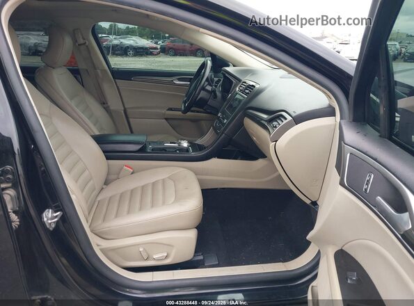 3FA6P0CD7KR256309 2019 FORD FUSION Black Vista interior delantera