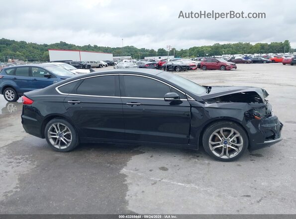 3FA6P0CD7KR256309 2019 FORD FUSION Black Vista interior trasera
