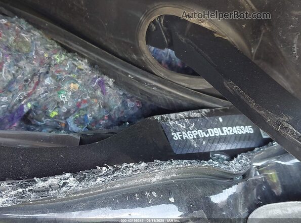 3FA6P0CD9LR245345 2020 FORD FUSION Black Vista del compartimento del motor
