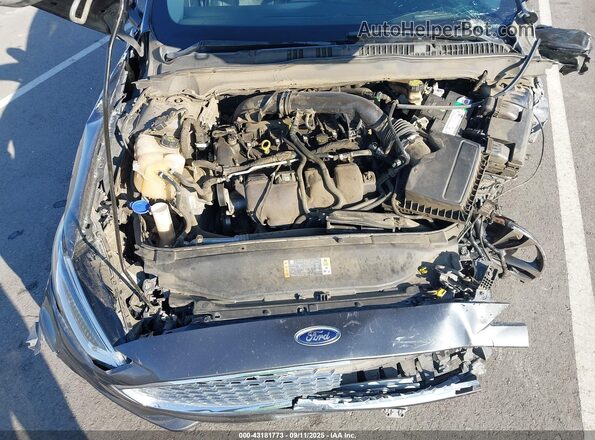 3FA6P0D90KR186808 2019 FORD FUSION Gray Vista trasera