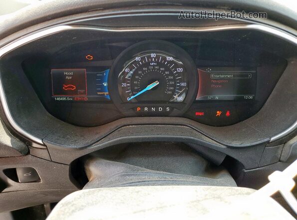 3FA6P0D93LR116365 2020 FORD FUSION Black Vista del cuadro de instrumentos