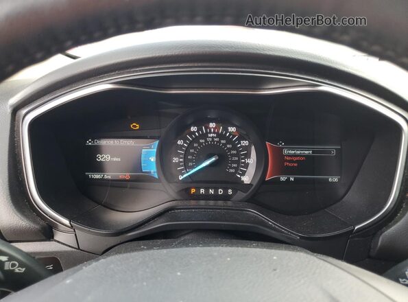 3FA6P0D96LR131054 2020 FORD FUSION Silver ხელსაწყოთა პანელის ხედი