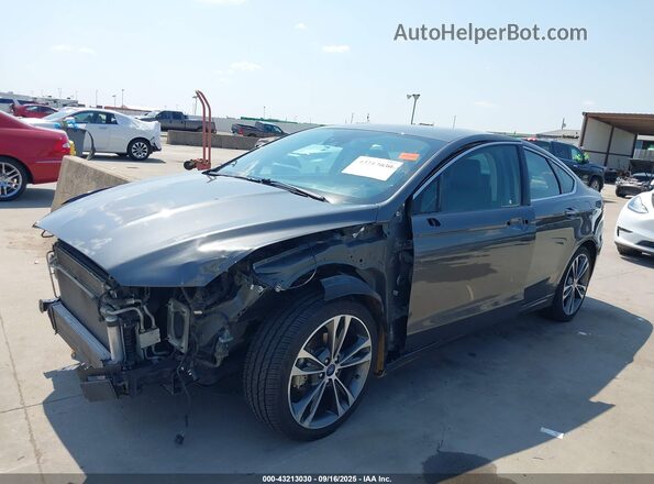 3FA6P0D96LR138599 2020 FORD FUSION Gray წინა მარცხენა ხედი სამი მეოთხედიდან