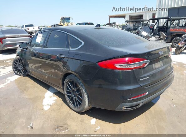 3FA6P0D98LR204621 2020 FORD FUSION Black Задня ліва чверть