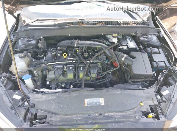 3FA6P0D98LR204621 2020 FORD FUSION Black Вид ззаду
