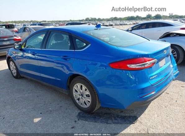 3FA6P0G71LR148001 2020 FORD FUSION Blue უკანა მარცხენა