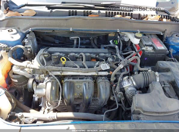 3FA6P0G71LR148001 2020 FORD FUSION Blue უკანა ხედი