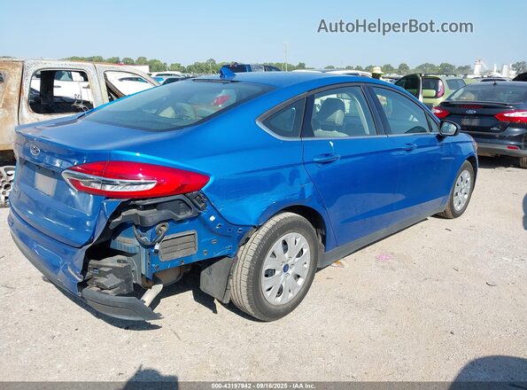 3FA6P0G71LR148001 2020 FORD FUSION Blue უკანა მარჯვენა