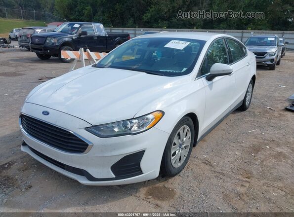 3FA6P0G71LR159869 2020 FORD FUSION White წინა მარცხენა ხედი სამი მეოთხედიდან