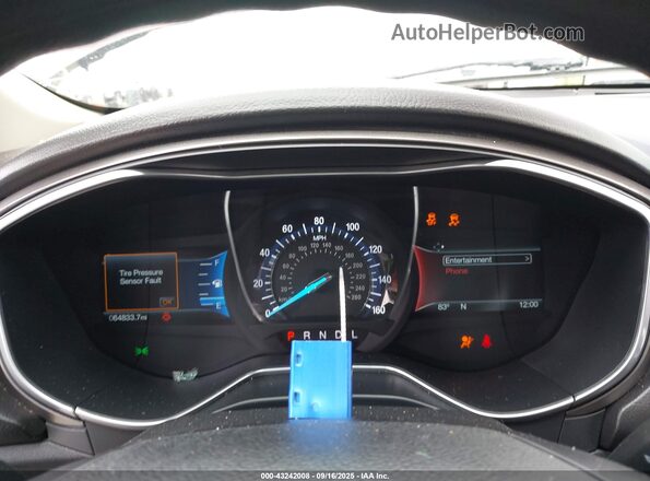 3FA6P0H79HR178952 2017 FORD FUSION Dark Brown Rear seats view