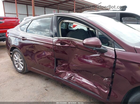 3FA6P0H79HR178952 2017 FORD FUSION Dark Brown Front view