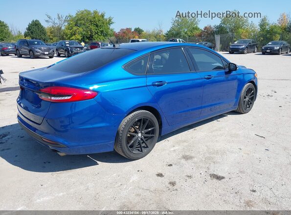 3FA6P0HD0JR252397 2018 FORD FUSION Blue 