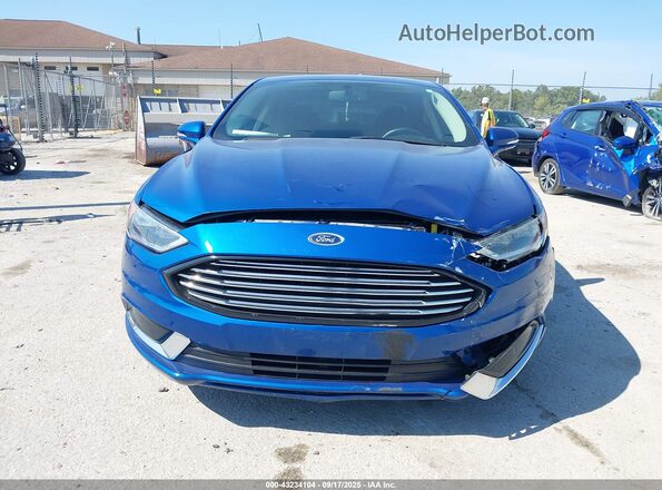 3FA6P0HD0JR252397 2018 FORD FUSION Blue 
