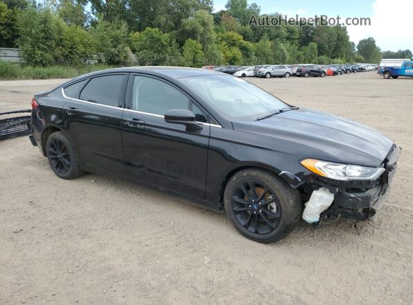 3FA6P0HD4LR254947 2020 FORD FUSION Black Front right